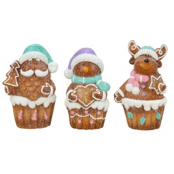 Χριστουγεννιάτικες Φιγούρες Cupcake Σ/3 3924