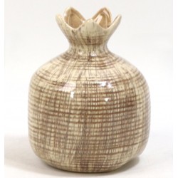 Ρόδι Φαγιάνς Καφέ Με Γραμμές 207BR