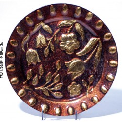 Πιατέλα γυάλινη στρογγυλή 15629